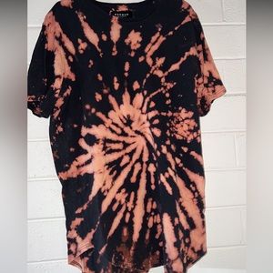 reworked bleach dyed Pacsun tee